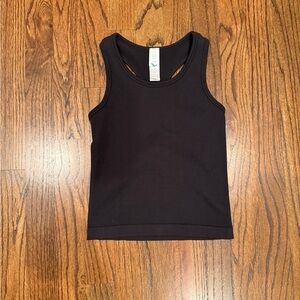 Girls racerback tank top go-dry size 6/7 black Old Navy like new small athletic